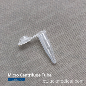 Tubo de microcentrífuga estéril de plástico 0,5ml/1,5ml/2ml/5ml